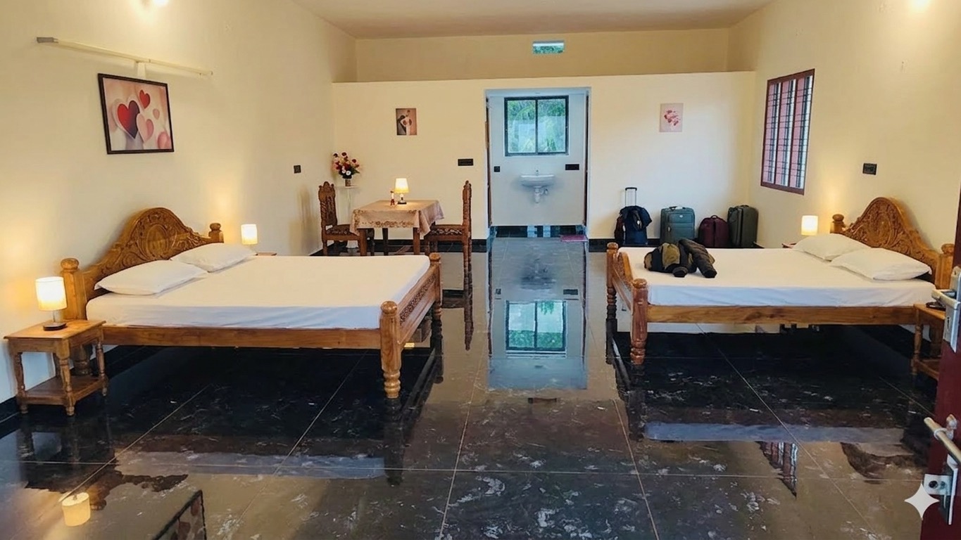 Private room for couples at Coffee Ghiri Homestay